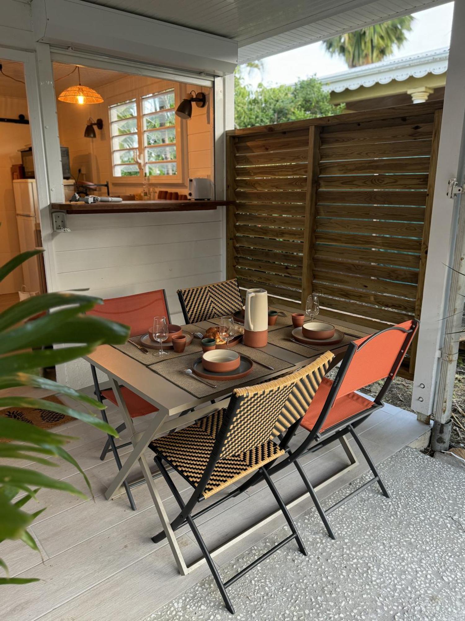 לה פראנסז Les Cabanes Cosy A 2 Pas Du Lagon - Charme Et Confort מראה חיצוני תמונה