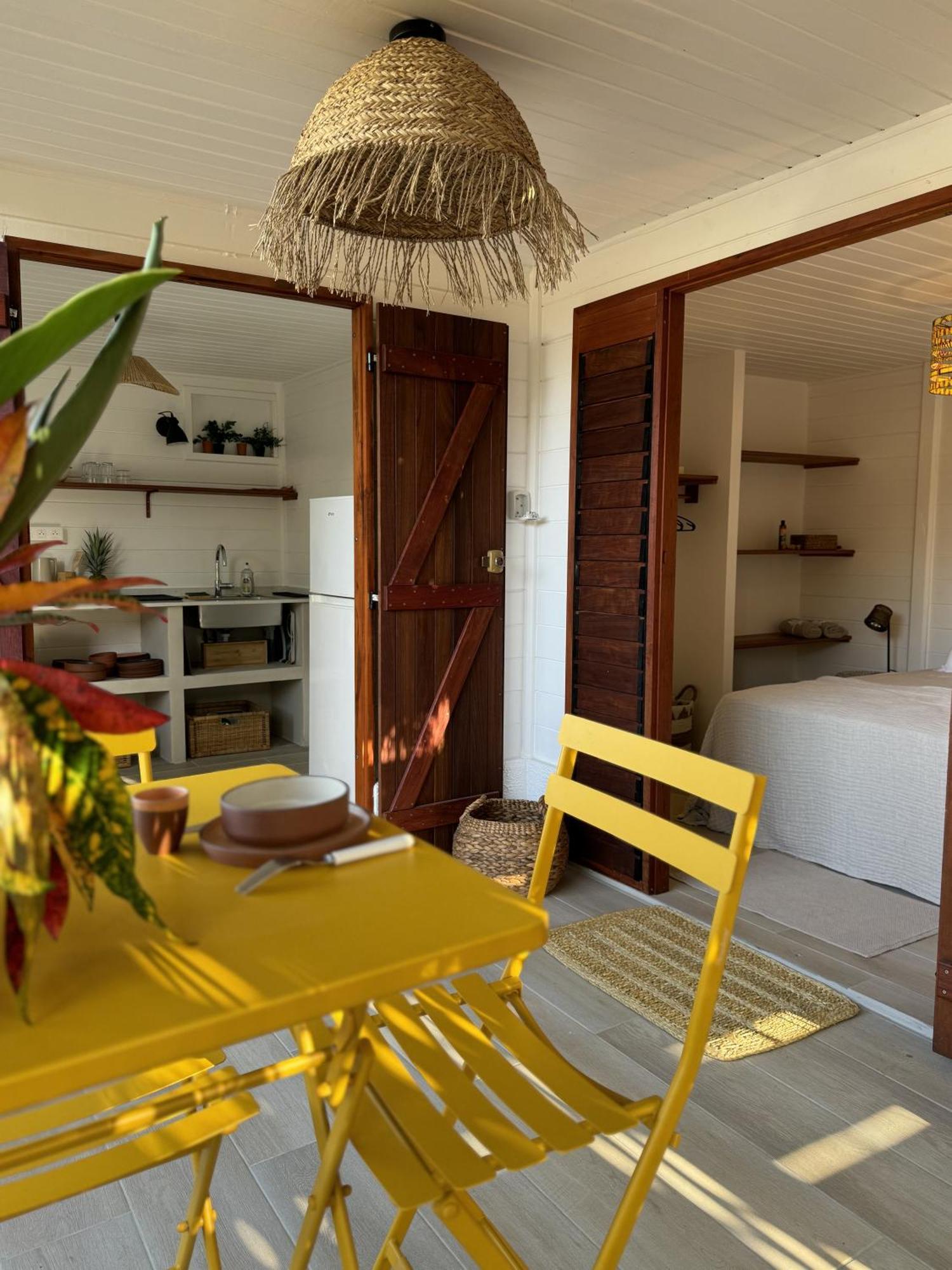 לה פראנסז Les Cabanes Cosy A 2 Pas Du Lagon - Charme Et Confort מראה חיצוני תמונה